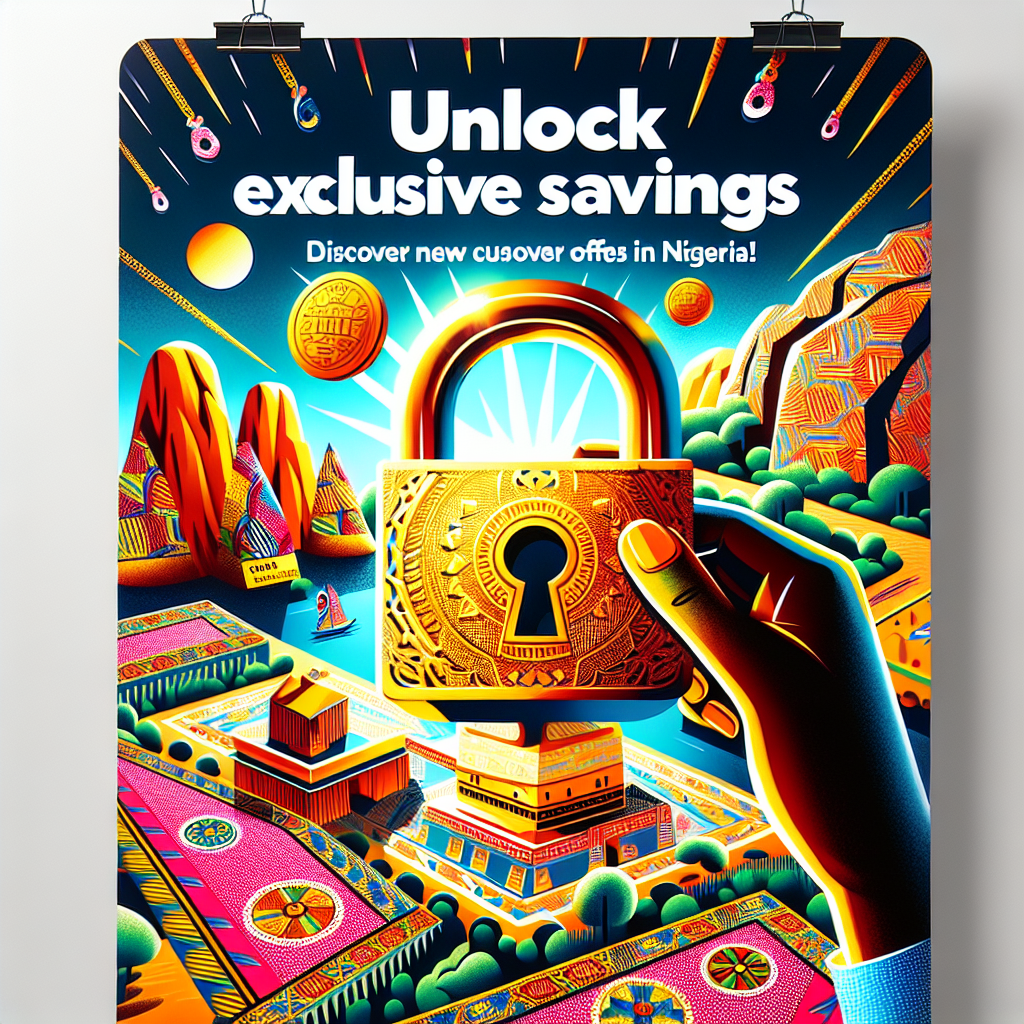 Unlock Exclusive Savings Discover New Customer Offers In Nigeria