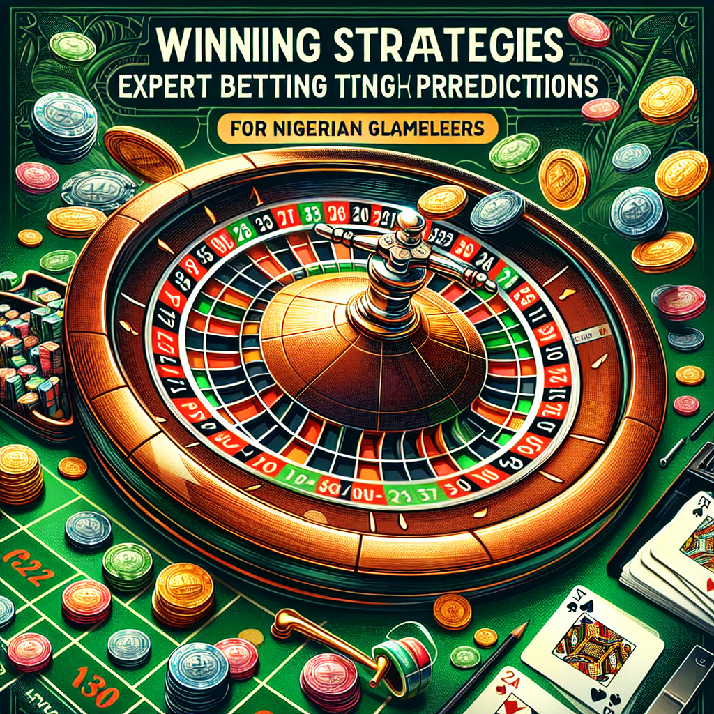 Winning Strategies Expert Betting Predictions For Nigerian Gamblers
